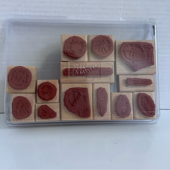 Stampin’ up! 2004 13 pc wood stamps - SPORTS - Picture 2 of 8